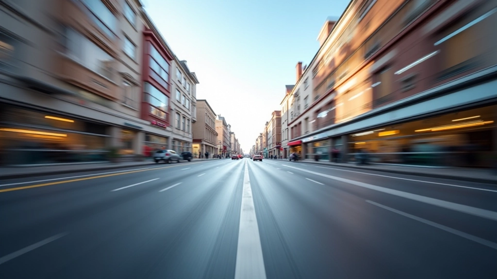 Animierte Darstellung eines Parallax-Scroll-Effekts mit zwei Bildern die sich in unterschiedlichen Geschwindigkeiten bewegen