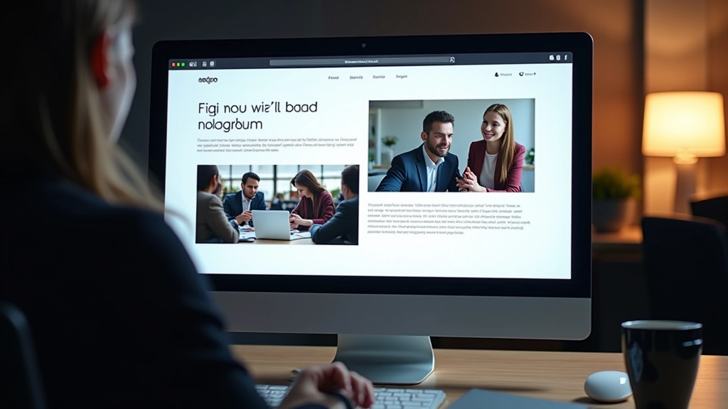 Modernes Web-Design mit geteiltem Bildschirm-Layout, zwei Inhaltsebenen, visueller Kontrast, digitale Komposition