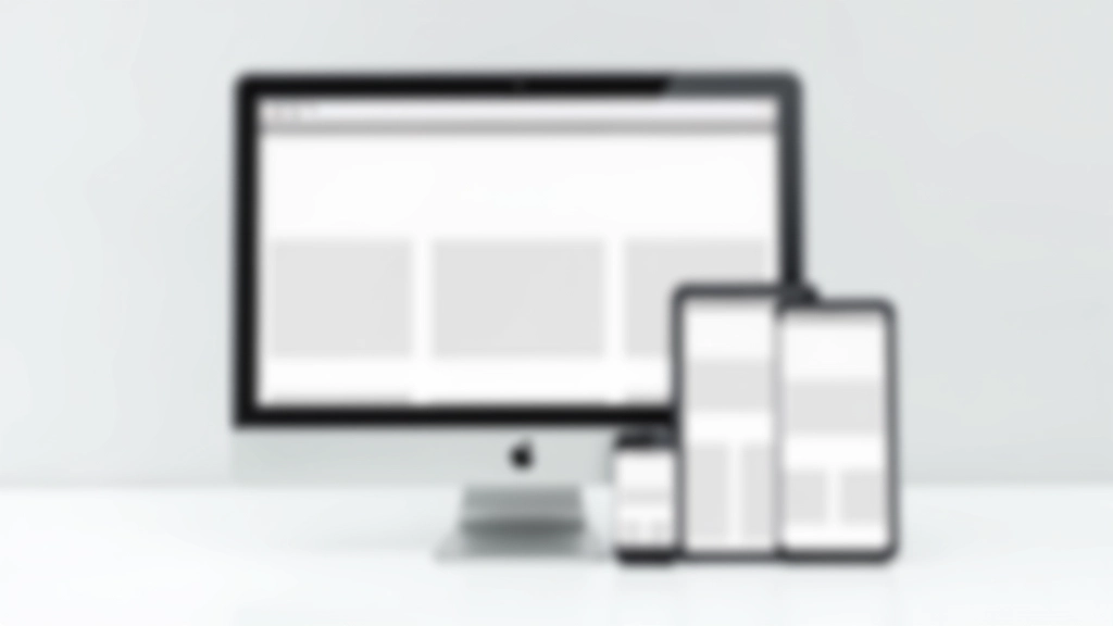 Responsive Design Demonstration zeigt das gleiche Layout auf Desktop, Tablet und Smartphone mit unterschiedlichen Proportionen